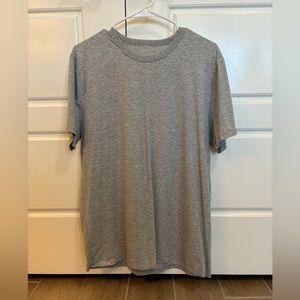 NWOT Size L Lululemon Fundamental T-Shirt Heathered Silver Drop Men’s Gray
